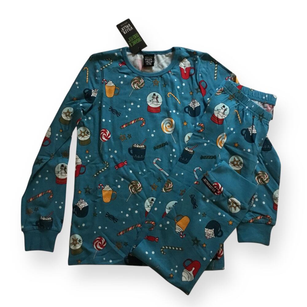 NWT Villervalla organic holiday treats pajamas